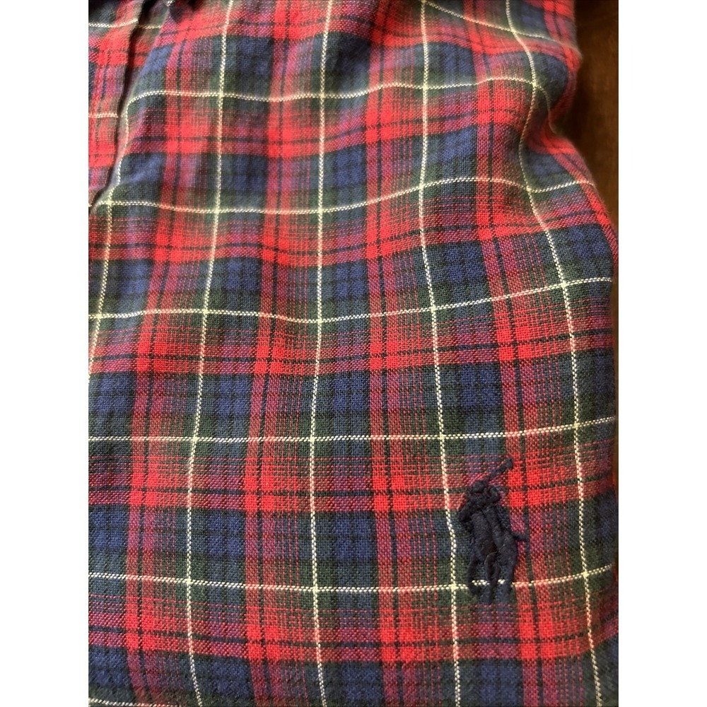 Polo Ralph Lauren Button Down Long Sleeve Size XL Plaid Classic Fit Shirt - Picture 6 of 6